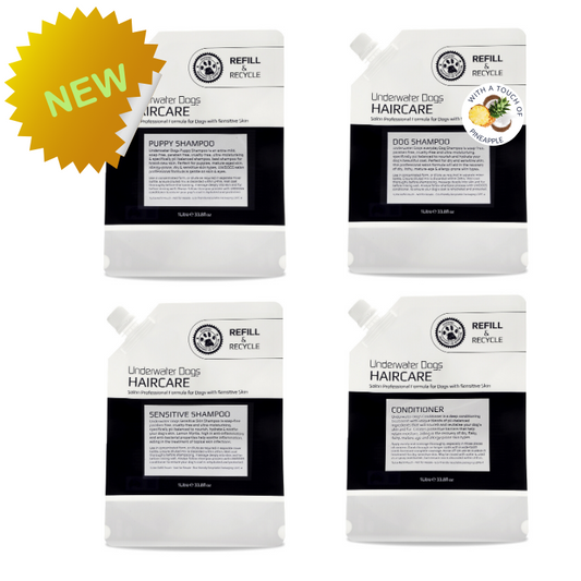1L Refill & Recycle Dog Shampoo & Conditioner Packs | UWDOGS Australia 🇦🇺