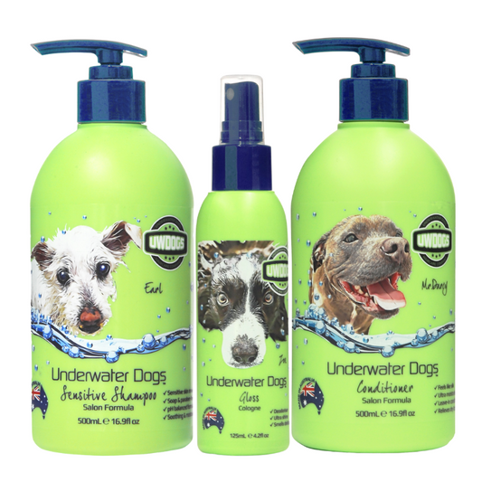 Gloss Sensitive Tri-Pack 500ml | Dog Shampoo, Conditioner & Deodoriser