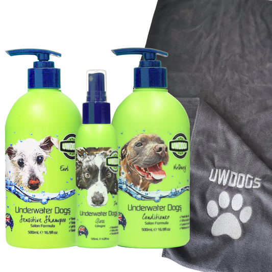 GLOSS Everyday Tri-Pack for Short-Haired Dogs + Microfibre Towel