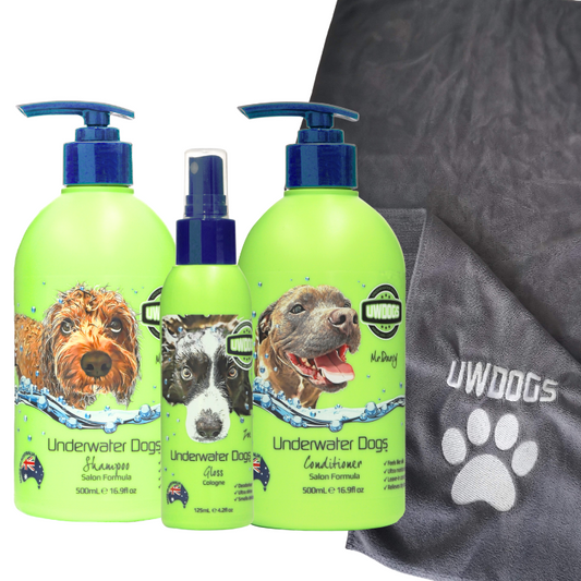 GLOSS Everyday Tri-Pack for Short-Haired Dogs + Microfibre Towel
