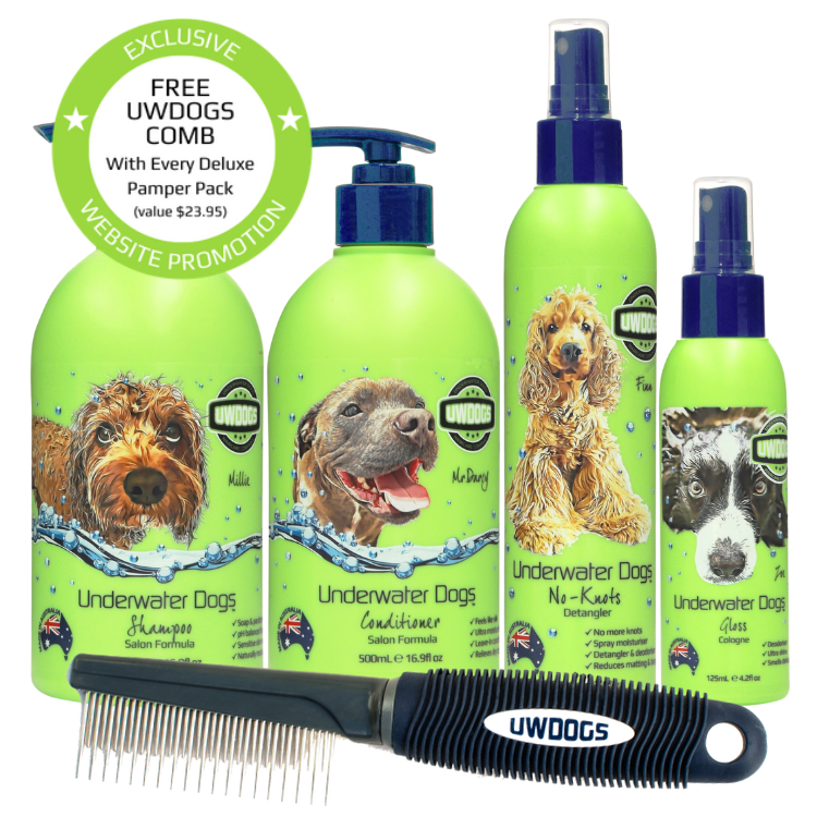 Deluxe Dog Pamper Pack Australian-Made Grooming Set – UWDOGS