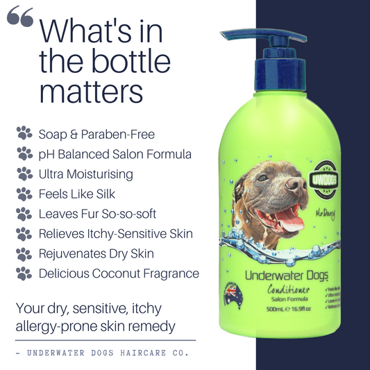 Leave-In Dog Conditioner 250 mL | Ultra-Moisturising & Australian-Made | UWDOGS