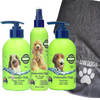 No-Knots Everyday Tri-Pack for Long-Haired Dogs + Microfibre Towel