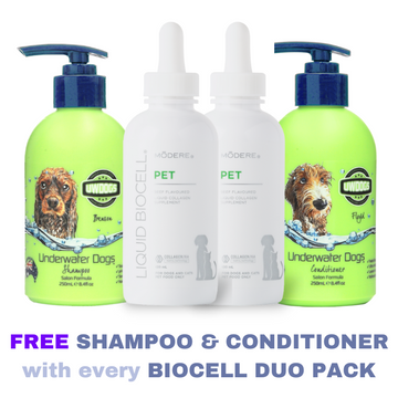 Liquid Biocell® PET ~ Duo-Pack with FREE 250ml Shampoo & Conditioner