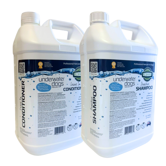UWDOGS 5L Sensitive Dog Shampoo & Conditioner Combo – Salon Quality & Australian Made