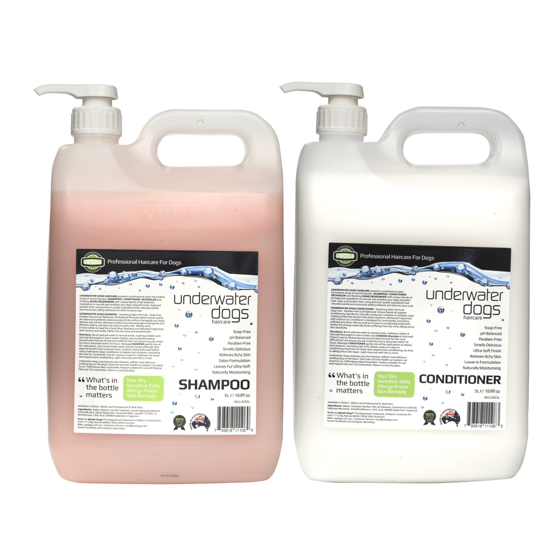 shampoo & conditioner combo 5litre bulk