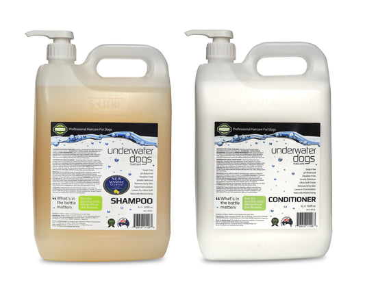 UWDOGS 5L Sensitive Dog Shampoo & Conditioner Combo – Salon Quality & Australian Made