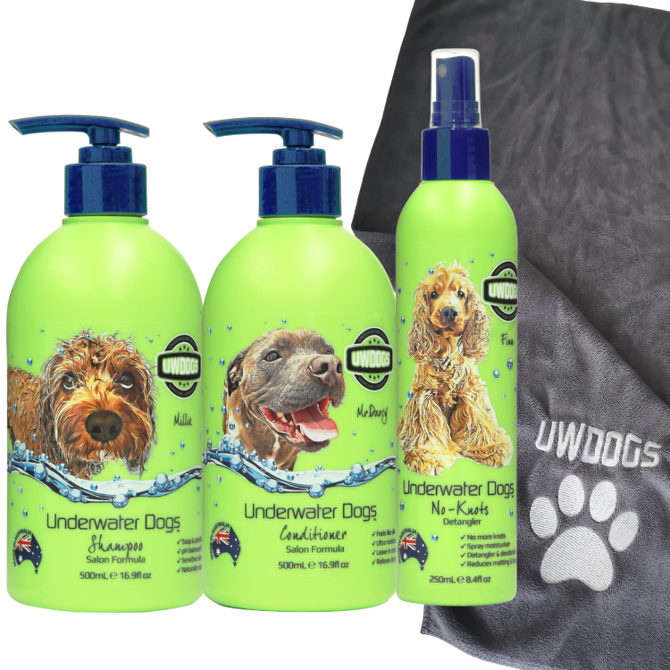 AustralianMade Dog Shampoo & Detangler Online Dog Haircare Products UWDOGS