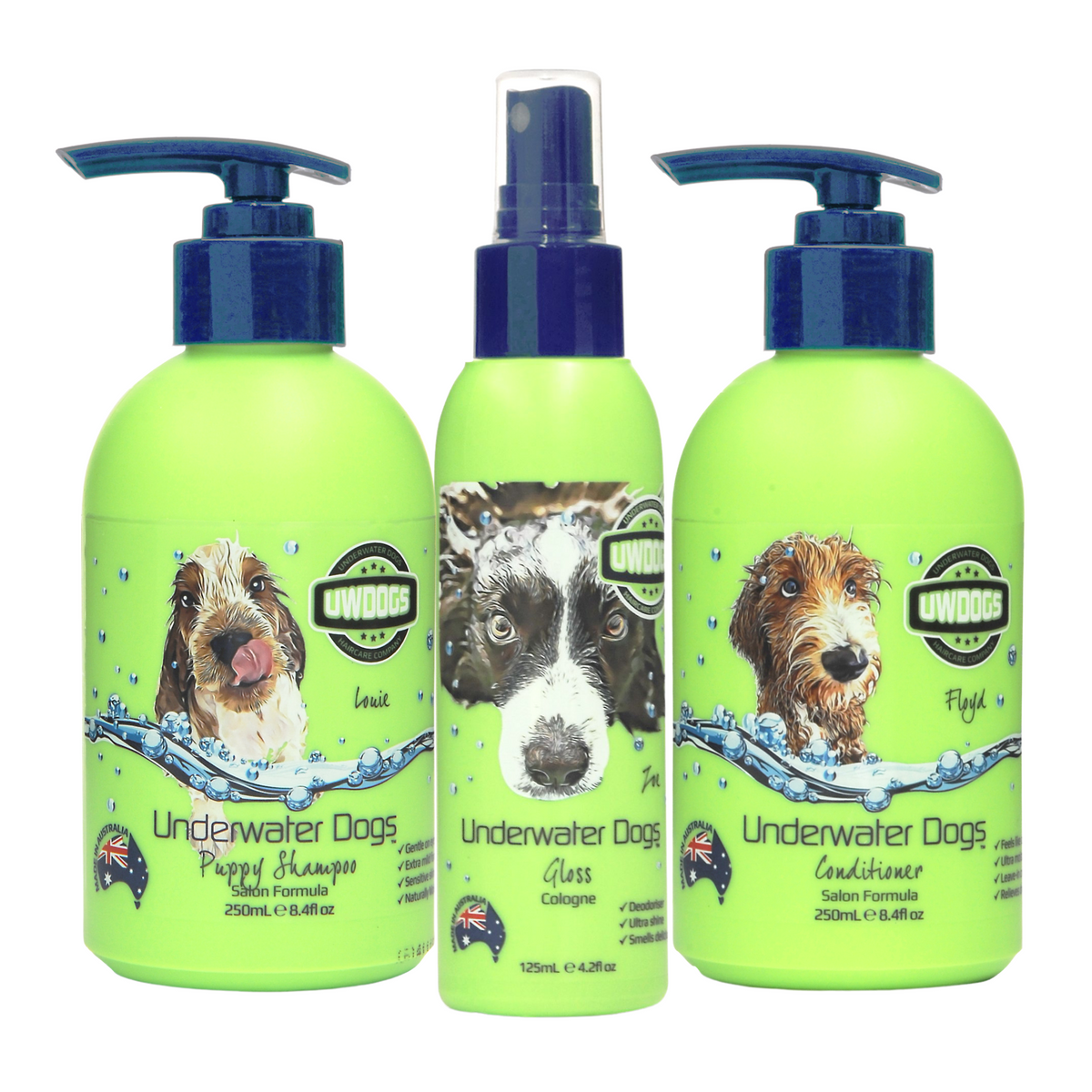AustralianMade Dog Shampoo & Deodoriser Online Dog Haircare Products UWDOGS