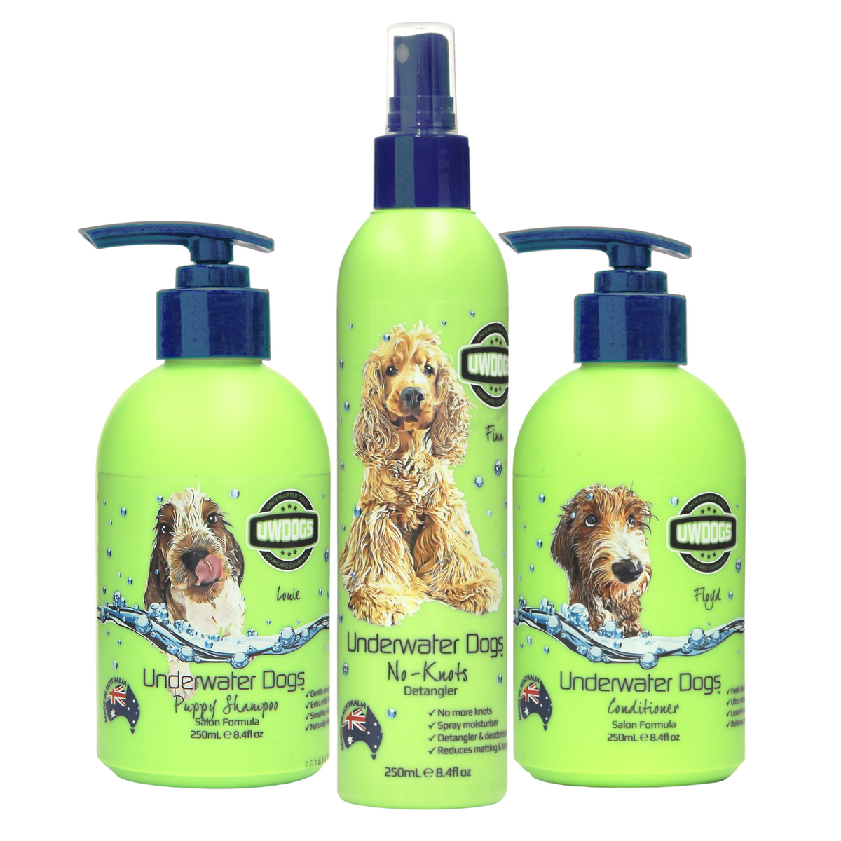 Australian Made Dog Shampoo Detangler Online Dog Haircare Products UWDOGS