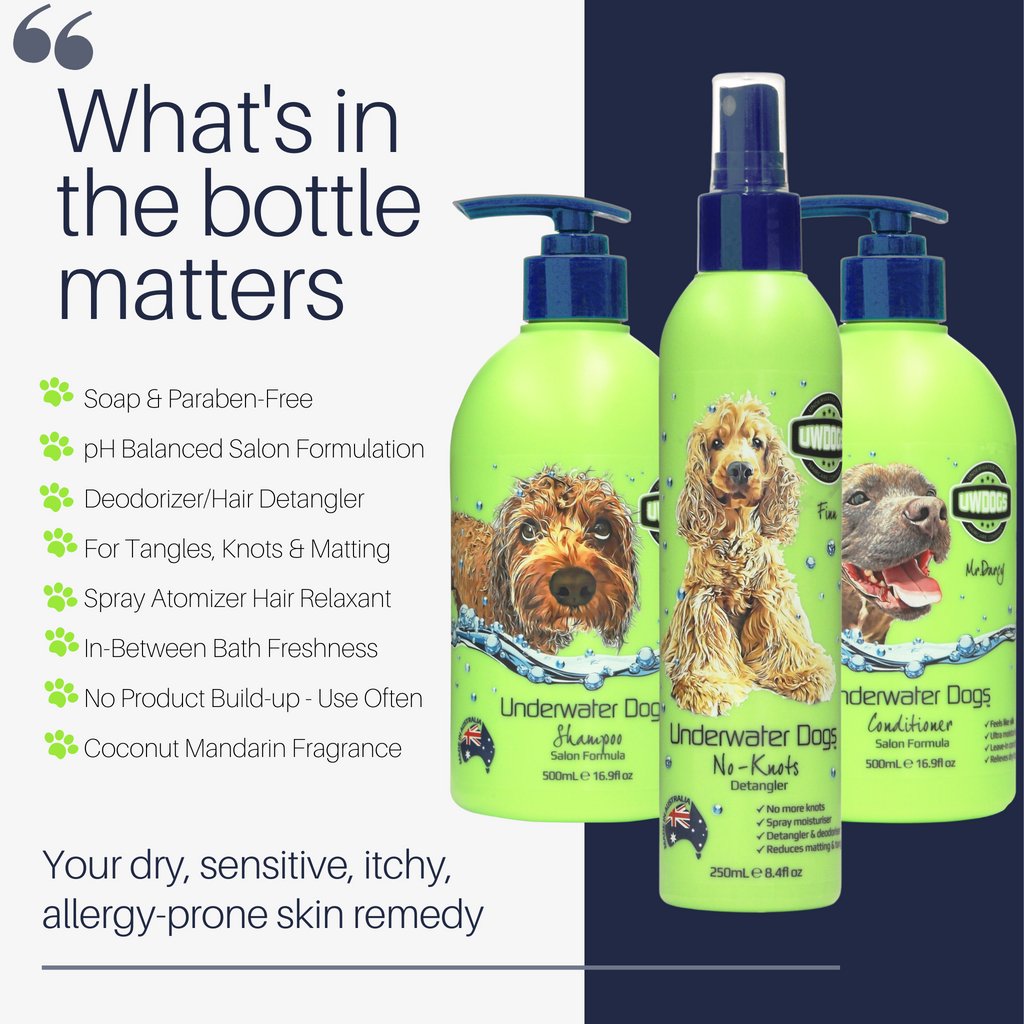Underwater top dogs shampoo