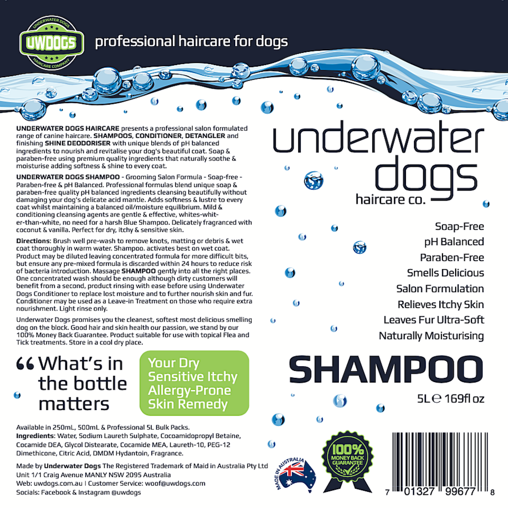 5l dog shampoo & conditioner combo