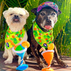 pina colada cooling dog bandana