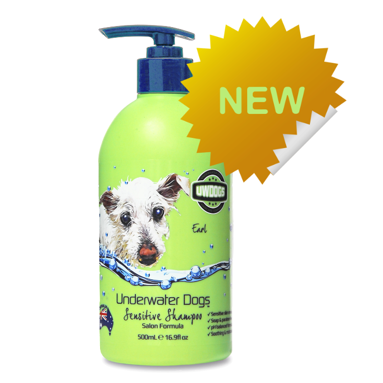 UWDOGS Australianmade Sensitive Dog Shampoo 500mL Online Dog Haircare Products