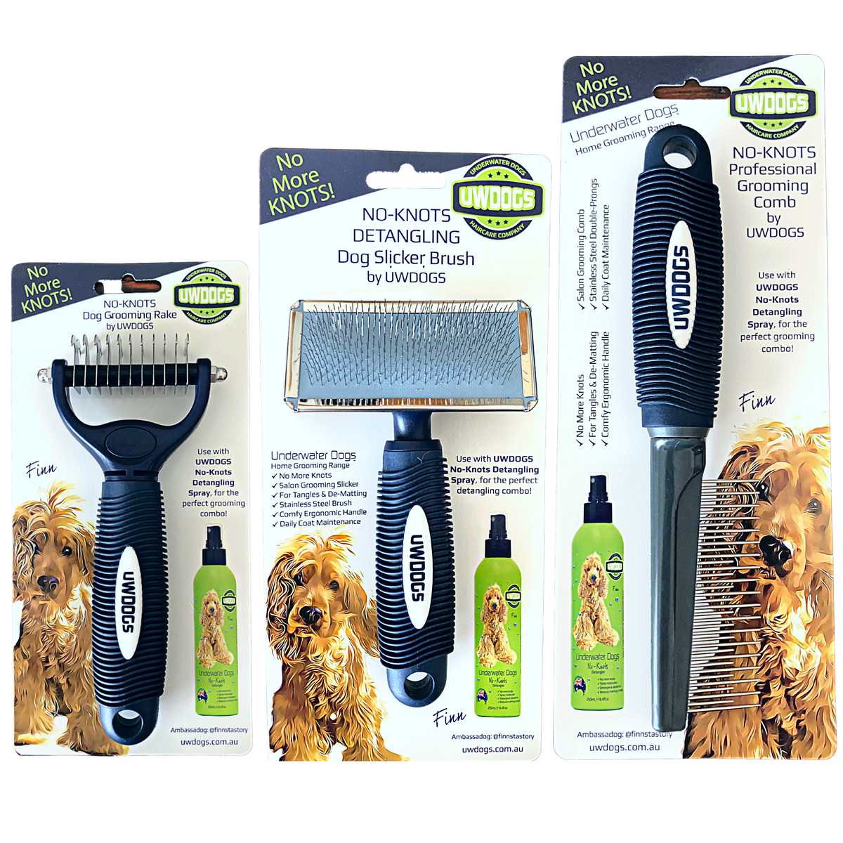 No knot best sale dog brush